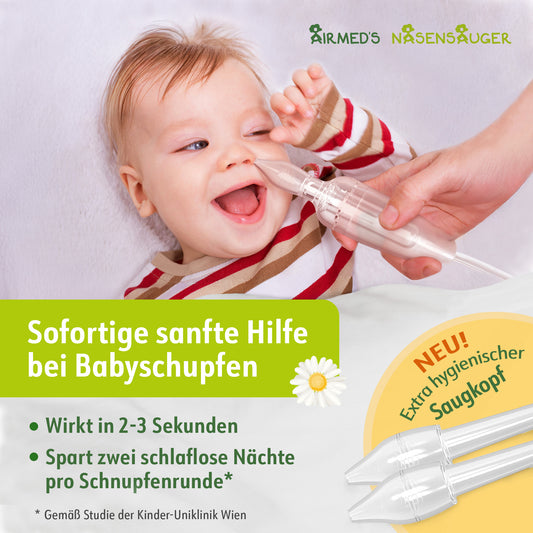 Airmed's Nasensauger S. Nasensauger Staubsauger. Klinisch getestet, sicher und sanft